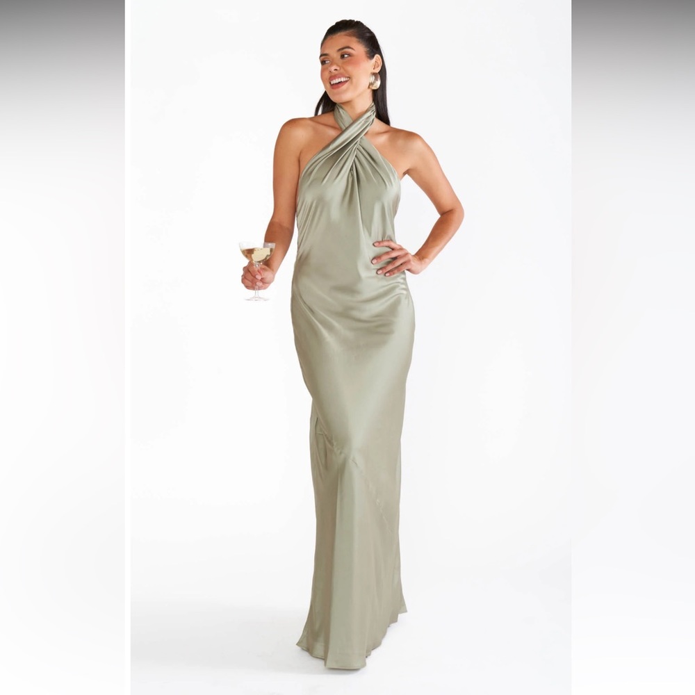 Show me your mumu jasmine halter maxi dress